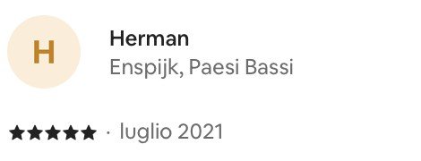 Recensione 5 stelle di Herman — ospite da Enspijk, Paesi Bassi