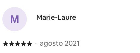 Recensione 5 stelle di Marie-Laure — ospite da Francia