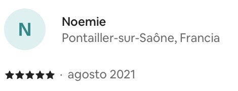 Recensione 5 stelle di Noemie — ospite da Pontailler-sur-Saône, Francia