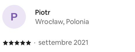 Recensione 5 stelle di Piotr — ospite da Wrocław, Polonia
