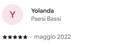 Recensione 5 stelle di Yolanda — ospite da Paesi Bassi